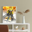 5D DIY Full Drill Diamond Painting Fire Fighter Embroidery Mosaic Craft Kit
