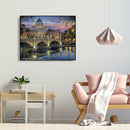 Painting By Numbers Kit DIY Palace Hand Painted Canvas Oil Art Picture Gift