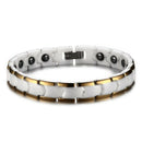 Bracelet for Women Ceramic Medical Alert Bracelet with Magnet Healthy Hand