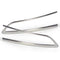 Pair Rear Fog Light Lamp Frame Cover Trim fit for BMW 5 Series F18 F10 2011-2015