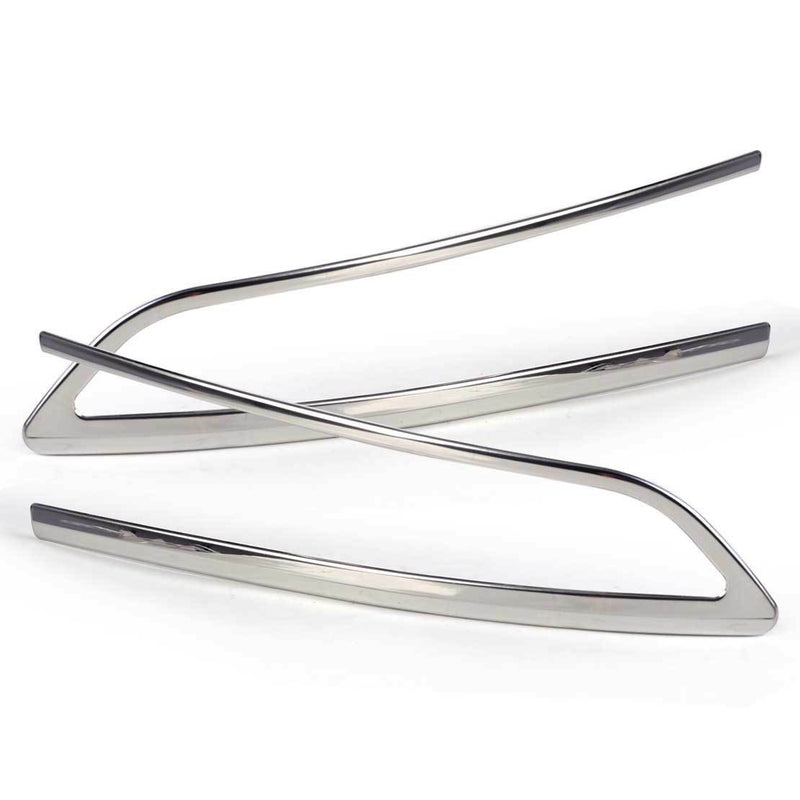 Pair Rear Fog Light Lamp Frame Cover Trim fit for BMW 5 Series F18 F10 2011-2015