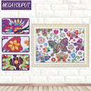 5D DIY Special Shaped Diamond Painting Butterfly Embroidery Mosaic Kits