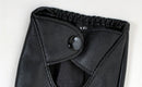 Lady PU Leather Mittens Fingerless Fad Punk Motorcycle Gloves Black B Cy