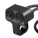 Handlebar 7/8" 22mm ON OFF Switch Headlight Fog Light Motorcycle Scooter ATV