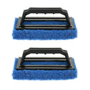 2Pcs Plastic Handle Portable Sponge Kitchen Glass Tile Magic Cleaner Cleaning