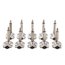 10 Pcs. 90 Degree Loudspeaker 6.35mm  Jack Plug Guitar Plug for Headphones,
