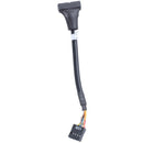 Black USB 2.0 9 Pin Female to USB 3.0 20 Pin Male Cable Adapter Connector P4B9