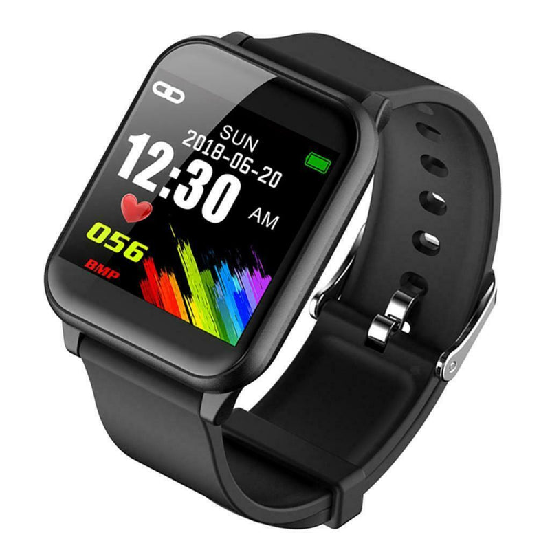 1.3in Z02 Smart Intelligent Watch Wristband Fitness Heartrate-Monitor Black