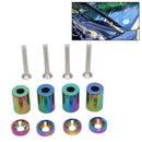 Racing 1" Billet Hood Vent Spacer Riser Kit For Car Turbo Engine Motor 6mm