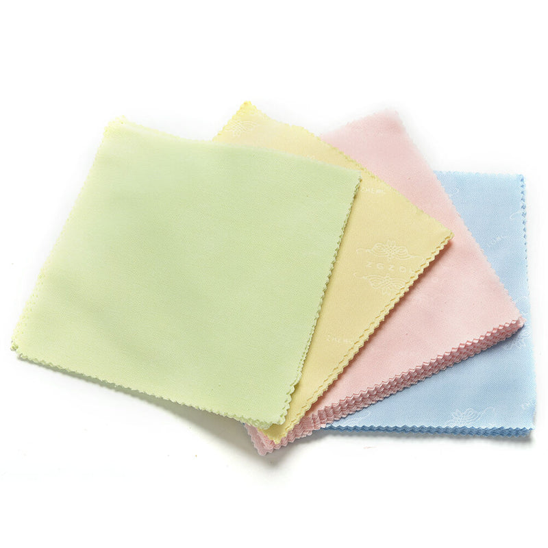 100x Microfiber Cleaner Camera Lens LCD Screen Glass Cleaning Cloth Colorfu BX