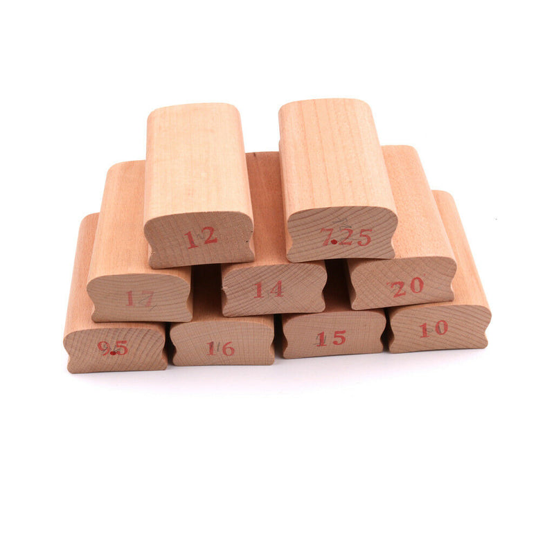 Durable Radius Sanding Block w/ Abrasive Paper for Acoustic Guitar 10