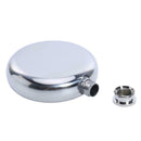 Portable Men Stainless Steel Round Wine Jar Pot Mirror Flagon with Funnel