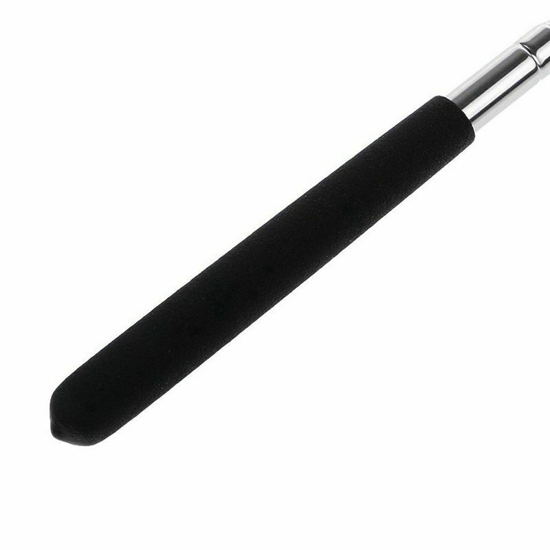1m Telescopic adjustable class portable whiteboard pointer (Black)