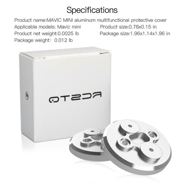 4pcs Engine Motor Cover Cap Protective Guard for DJI Mavic Mini Drone + 8x Screw