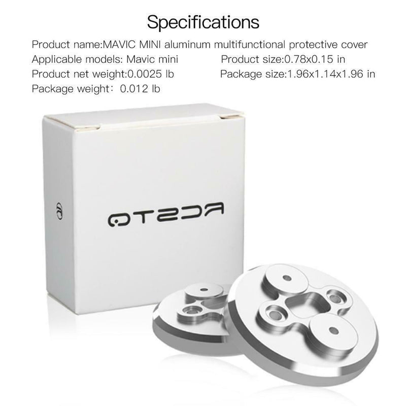 4pcs Engine Motor Cover Cap Protective Guard for DJI Mavic Mini Drone + 8x Screw