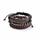Multilayer Bracelet Men Casual Fashion Braided Leather Bracelets For Women  I4V6