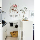 beautiful horse head wall decoration art decals rooms nursery home decorLJ