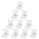 10pcs Transparent Lighter Show Storage Stand Store Accessories Bracket Tile