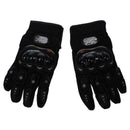 1 Pair Motorcycle Gloves Racing Gloves Fiber PU Black -XL O8V2
