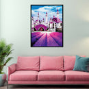 5D DIY Full Drill House Garden Diamond Painting Rhinestone Mosaic (QF633)