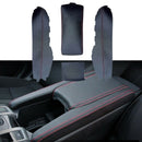 Leather Car Console Armrest Box Sleeve Cover Pad Center Storage Box Cover C K1S3