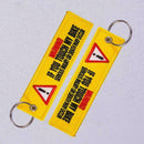 If You My Bike Keychain Keyring Embroidery Luggage Chain Key Key A+ Tag U4R G2O9
