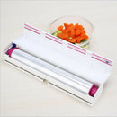 Food Plastic Cling Wrap Dispenser Preservative Film Cutter Kitchen Tool Acc M5I4