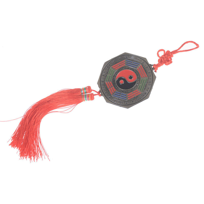 Chinese Feng Shui Bagua Mirror Good Luck Fortune Prayer Hanging Charm Gift M&