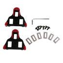 2Pcs Road Bike Cleats 6 Degree Cycling Self-locking Pedal Cleats with Screws