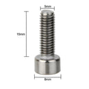 10pcs M5*15 Titanium Alloy Screws Hexagon Cap Head Socket Allen Key Bolt