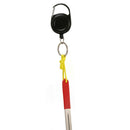 Portable Fly Fishing Tool Carabiner Clip Zinger Retractor Steel Wire 60cm