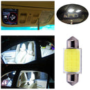 36MM 12V 3W LED COB Festoon Dome Interior Bulb Car Map Reading Light 1Pc