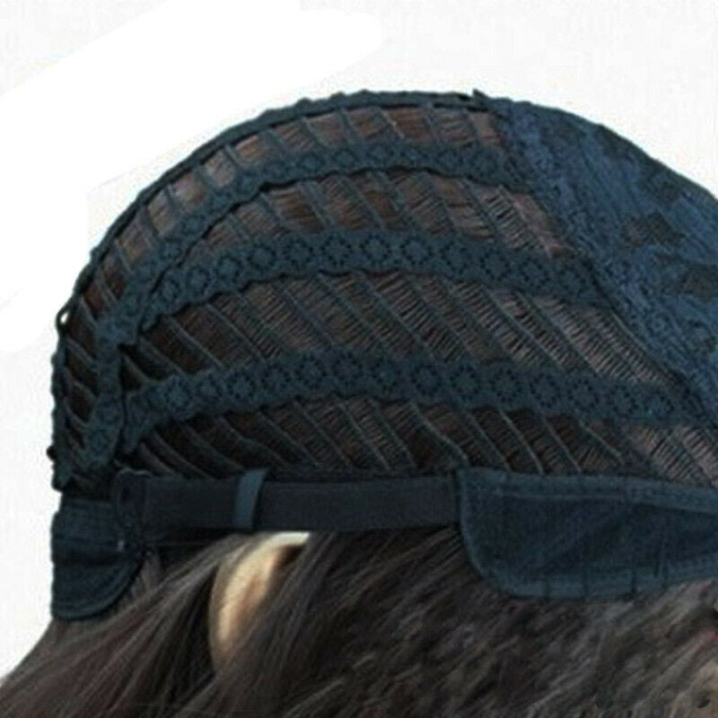 Womens Long Ladies Black Long Straight Natural Wig Hair Full Wigs For Pa XDY