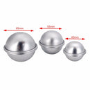 16pcs Aluminum Bath Bomb Mold 3 size DIY Bath Fizzy Sphere Round Ball Mold