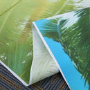 5x3FT Seaside Beach Palm Vinyl Studio Photography Backdrop Photo