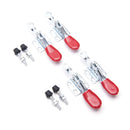 4pcs Red Toggle Clamp GH-201A 201-A Quick Release Tool Horizontal Clamp Hand 3C