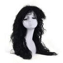 Synthetic Wigs Hair New Fashion Men's Fluffy Medium Wavy Natural Black WigsB Bj