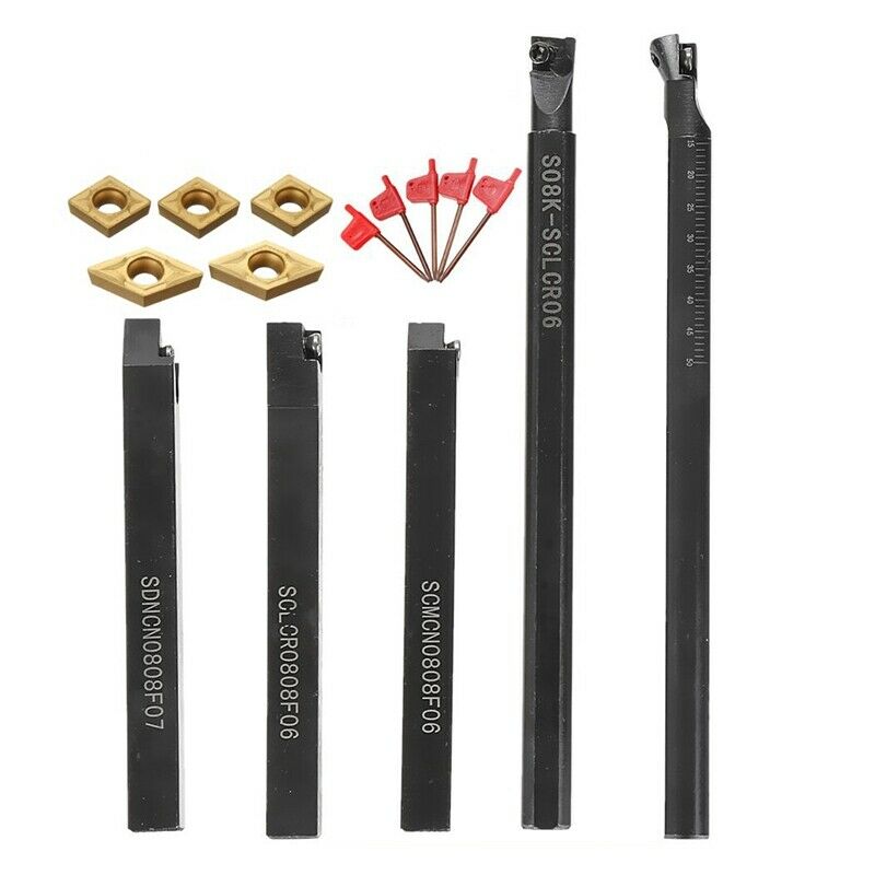 8mm Shank Indexable Lathe Turning Tool Holder with CCMT060204 DCMT070204 Ca P6N3