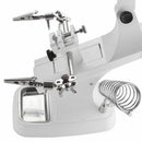 LED Helping Hand Clamp Magnifying Glass Soldering Iron Stand Lens Magnifier Tool