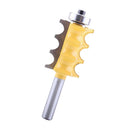 8mm Shank Triple Bead 2 Router Bit Set For DIY Woodworking Cutter Tools