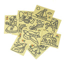 10pcs Kids DIY Color Sand Painting Art Creative Drawing Toys Sand Paper Crafts Z