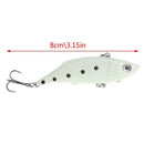 Fishing Bait Artificial VIB Hard Lure Carbon Steel Hook Spinner Night Luminous