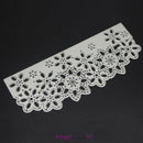 Flower Frame Edge Cutting Dies Stencil DIY Scrapbooking Craft Paper Card