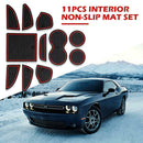 Car Interior Liners Non Slip Anti Dust Mat Set Door Console for Dodge Challenger