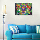 5D DIY Full Drill Diamond Painting Colorful Bird Cross Stitch Embroidery