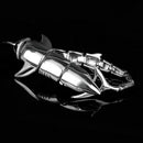 Goth Punk Novelty Stainless Steel Shark Design Bracelet Wristband Gift