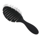 Anti-static Scalp Massage Hair Brush Comb for Curly Straight Hair Black