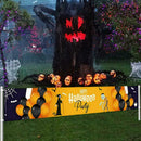 Halloween Banner Porch Sign Indoor Outdoor Hanging Props Decor G3S4