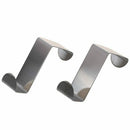Household drawer stainless steel over the door hook 2 pieces P9V8