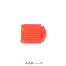 100pcs Car Truck Bike Tire Wheel Air Valve Stem Caps Dust Covers (Red)